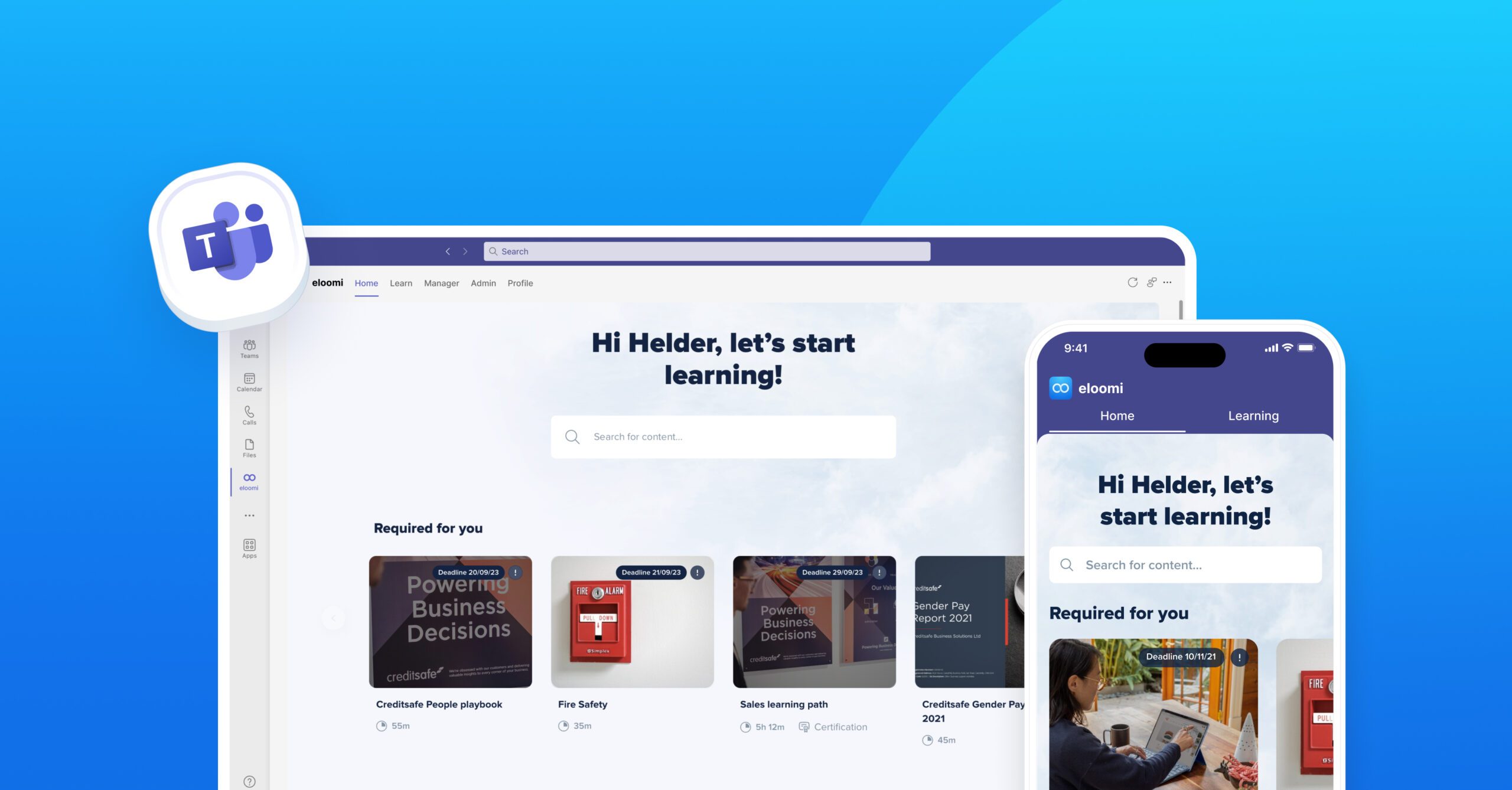 eloomi LMS for Microsoft Teams | MS Teams Integration