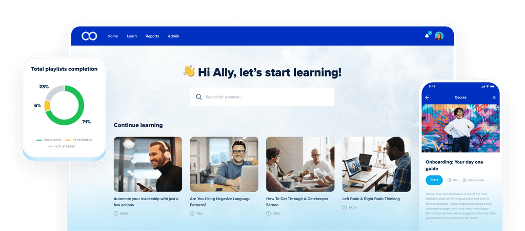 eloomi LMS for employee training and learning management