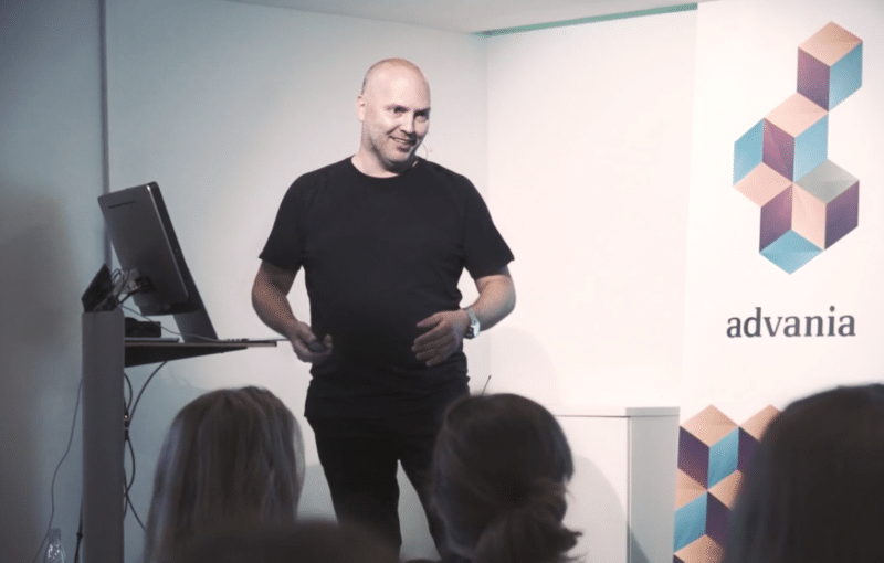 Claus Johansen in Iceland speaking on People Performance
