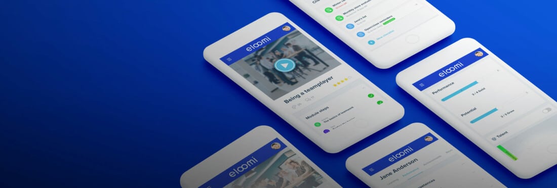 eloomi platform on multiple iphones
